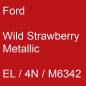 Preview: Ford, Wild Strawberry Metallic, EL / 4N / M6342.